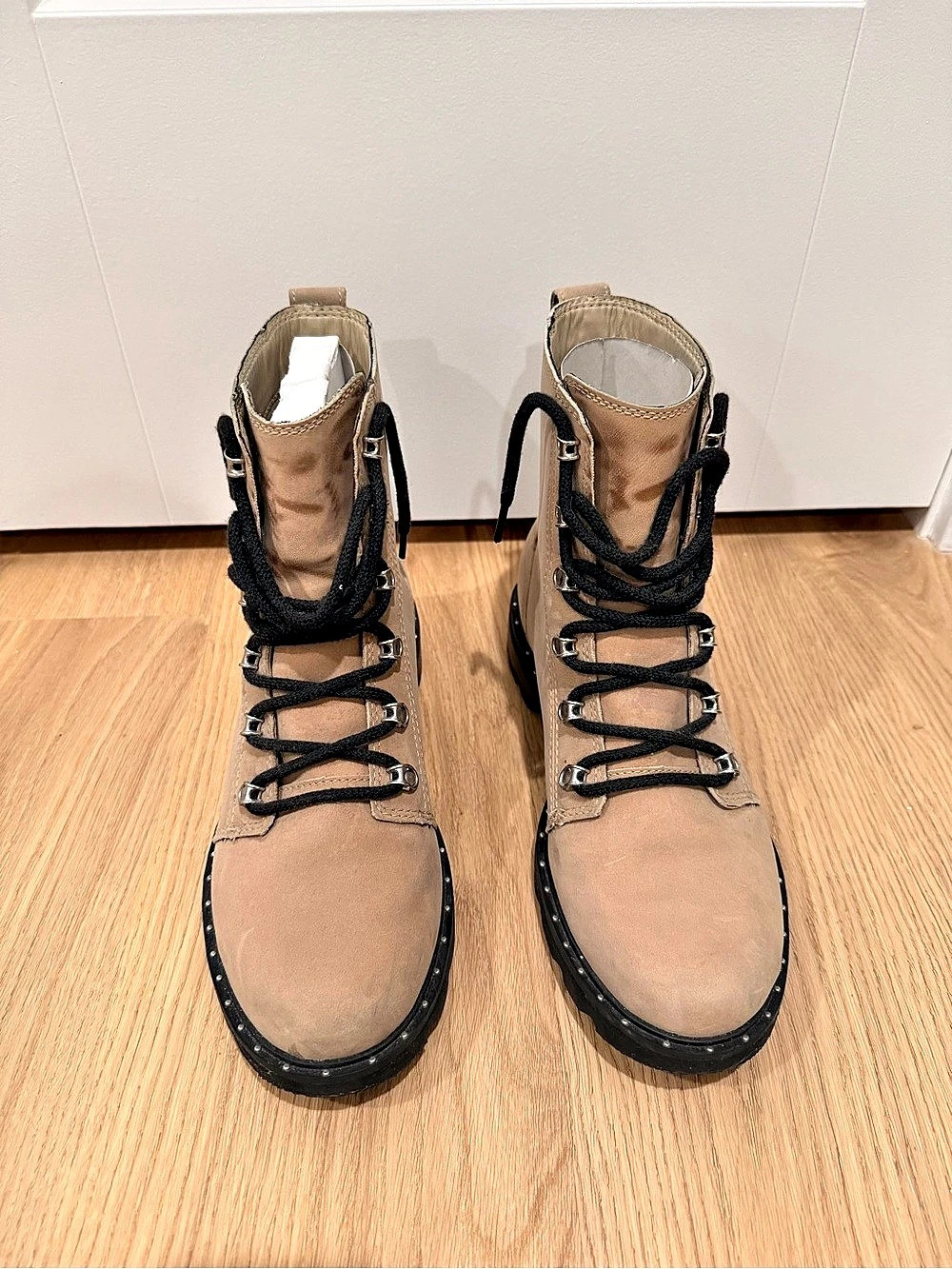 SOREL 2021 Lennox Lace Sandy Tan Waterproof Leather Lace-Up Boots